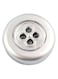 Generic - 4-LED Wireless Stick-On Touch Tap Night Lamp Silver/Clear