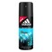 Adidas Ice Dive Eau De Toilette 100ml And Deodorant Body Spray Black 150ml