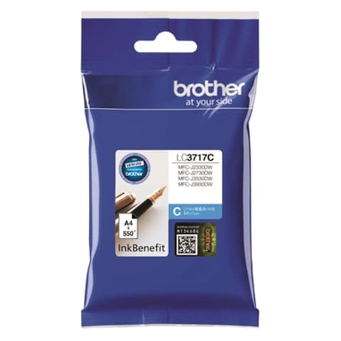 Brother Printer Cartridge LC3717C Cyan