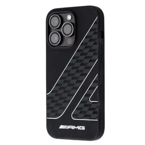 AMG Transparent Double Layer Case iPhone 14 Pro Black