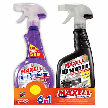 Maxell Magic Oven Cleaner - 500 ml + Grime Eliminator - 500 ml