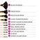 11-Piece Make-Up Brushes Set Pink/Gold/Black
