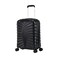 Eminent Hard Case Travel Bag Cabin Luggage Trolley TPO Lightweight Suitcase 4 Quiet Double Spinner Wheels with TSA Lock KK30 Black