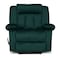 In House Velvet Rocking Recliner Chair - Dark Green - AB05