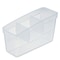 Aiwanto - 3 PCS Kitchen Refrigerator Storage Box with Adjustable Separators Drawer Type Storage Bins Plastic Fruit and Vegetable Lattice Storage Baskets Fridge Organizer and Storage