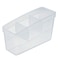 Aiwanto - 3 PCS Kitchen Refrigerator Storage Box with Adjustable Separators Drawer Type Storage Bins Plastic Fruit and Vegetable Lattice Storage Baskets Fridge Organizer and Storage