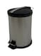 Almufarrej Waste Bin Silver/Black 20L