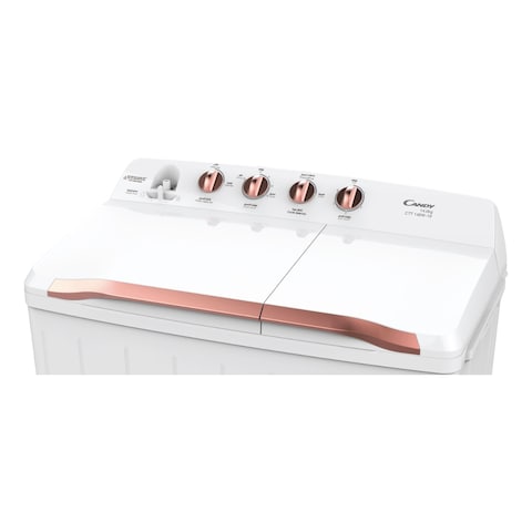 Candy Top Loading Spin Twin Tub Washer CTT148W19 White 14kg
