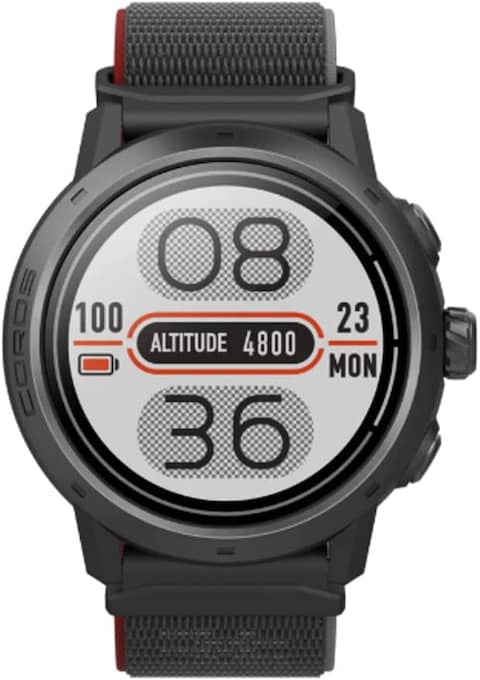 COROS APEX 2 Pro GPS Outdoor Watch, Premium GPS Sport Watch,GPS Adventure Watch,Heart Rate Monitor,Black