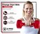 H PRO Dumbbell Weights  Unisex Adult Vinyl Coated Weights for Exercise &amp; Fitness   Dumbbells Comes in 1kg Pair  Set of 2 in Red