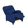 In House Velvet Classic Recliner Chair - Dark Blue - NZ71
