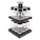 Cook Concept - 2 Level Square Spice Carousel, 16 Jars