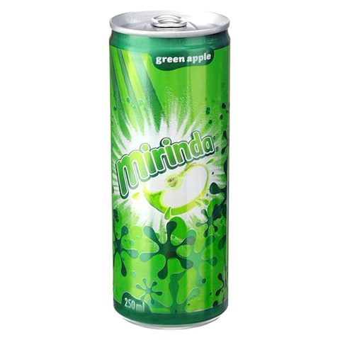 Mirinda Green Apple Flavour Carbonated Soft Drink - 240 ml