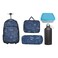 Shark Happy Shark Area Themed Trolley Backpack Laptop Bag Pencil Case Water Bottle Set Multicolour