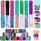 Aiwanto 24Pcs Slap Scale Kids Bracelet Mermaid Slap Bracelets Kids Birthday Party Decoration Accessories  Children Party Decoration  Kids Birthday Party Favors Supplies