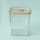Royalford 700 ml Square Airtight Container With A Lid-Rf11258 Plastic Container With A Silicone Sealing Ring Fitted Lid Transparent Storage Container, Yellow