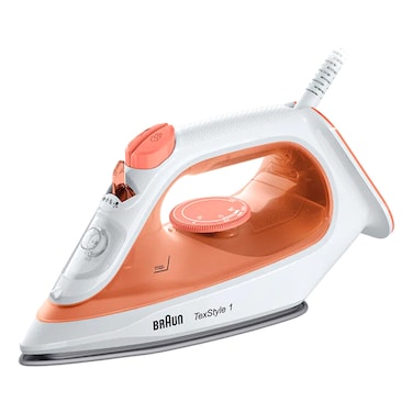 Braun Steam Iron SI1009, 1900 W, 220 ml, Orange, TexStyle 1, Self Clean