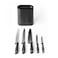 Brabantia Tasty+ Knife Block With Knives 123061 Dark Grey 6 PCS