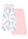 Moon Pack Of 2 Organic Baby Sleepsack
