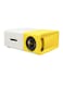 Generic Ultra Portable LED Projector 2724570985687 Yellow/White