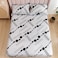 3-Piece King Size Printed Flat Sheet Set 1 Flat Sheet + 2 Pillow Cases Microfibre FORELSKET