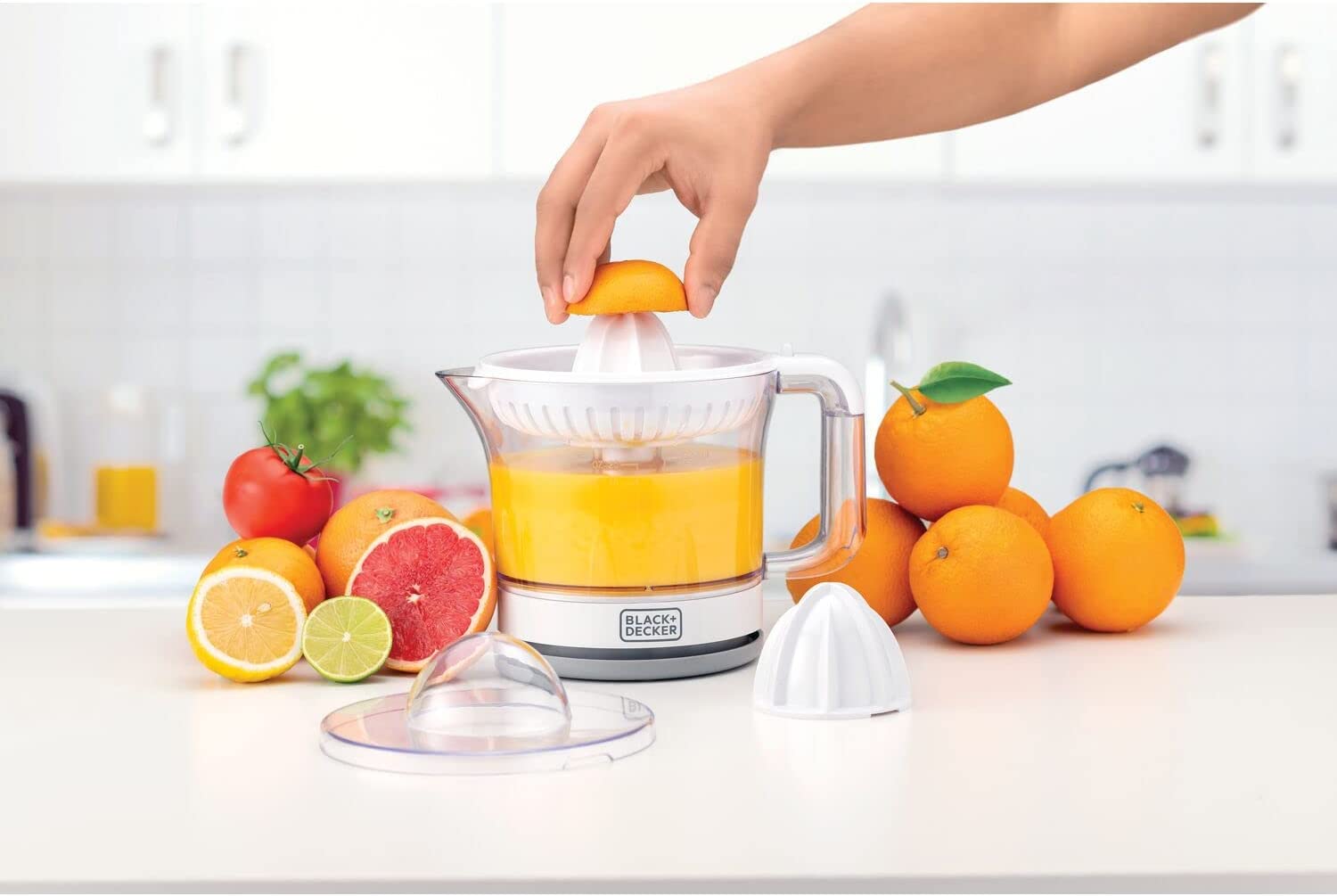 Black+Decker Citrus Juicer CJ675-B5 White 600ml