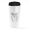 Loud Universe - Travel Tumbler Elephant Animal Cartoon White Coffee Tumblers