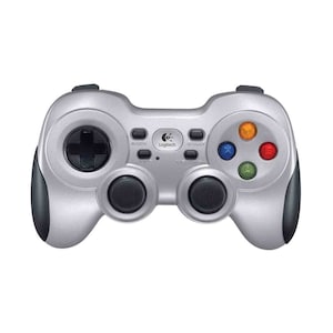 Logitech F710 Wireless Gamepad, Works With Android TV / PC, Extensive Game Support, 4 Switch D-Pad, Easy to Set Up, Comfortable Grip, White - Black