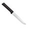 Rada Cutlery Stubby Butcher Knife - Stainless Steel Blade With Black Stainelss Steel Resin Handle Made in USA