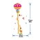 StickieArt - Hot Air Balloon Growth Chart Wall Decal, Multi-Colour, 50 x 70 cm, STA-130