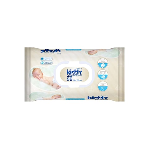 Sanita Kiddy Baby Wet Wipes - 56 Tissues