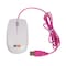 2B MO16W Wired Optical Mouse - Pink/White
