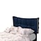 In House Milano Velvet Bed Frame - King - 200x200 cm - Dark Blue