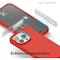 HYX Compatible with iPhone 15 Pro Max Case, Liquid Silicone Case, Full Body Protective Cover, Shockproof, Slim Phone Case, Anti-Scratch Soft Microfiber Lining, 6.7 inch (Red)