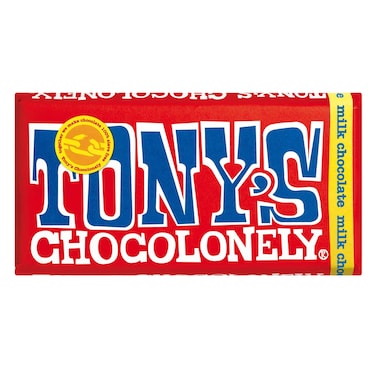 Ben  Jerrys Tonys Chocolonely Milk Chocolate Bar 180G
