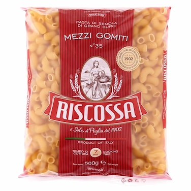 Riscossa Mezzi Gomiti No.35 Pasta 500g