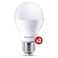 Philips E27 LED Bulb - 11 Watt - 6500K - 2 Pieces