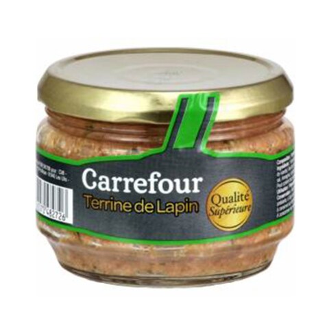 Carrefour Pate Lapin Verrine 180GR