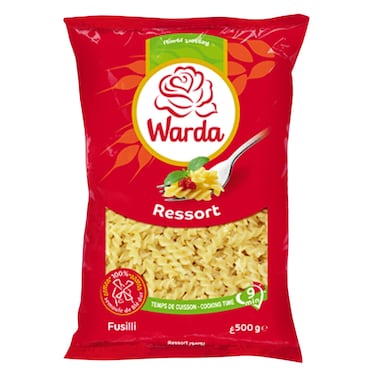 Warda Rose Blanche Fusilli Pasta 500g