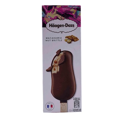 Haagen Dazs Macadamia Nut Brittle Ice Cream Stick 80ml