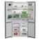 Beko 523 Ltr French Door Refrigerator With 4 Doors 182X90 Cm, No Frost, HarvestFresh, ProSmart Inverter Compressor, Fast Freeze, Titanium Inox -GNE794DX, 1 Year Warranty