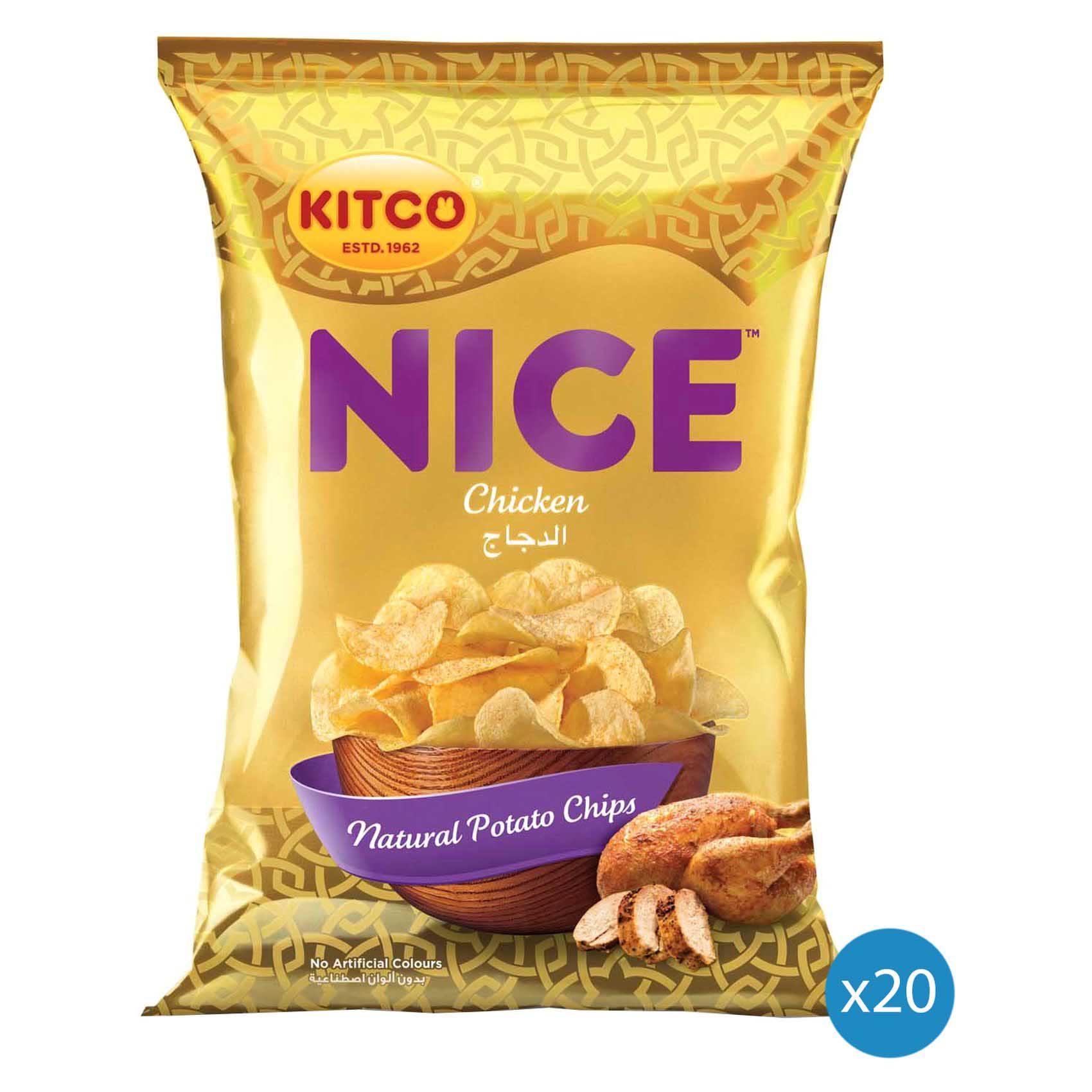 Kitco Nice Chips With Chicken 16gx20&#39;s