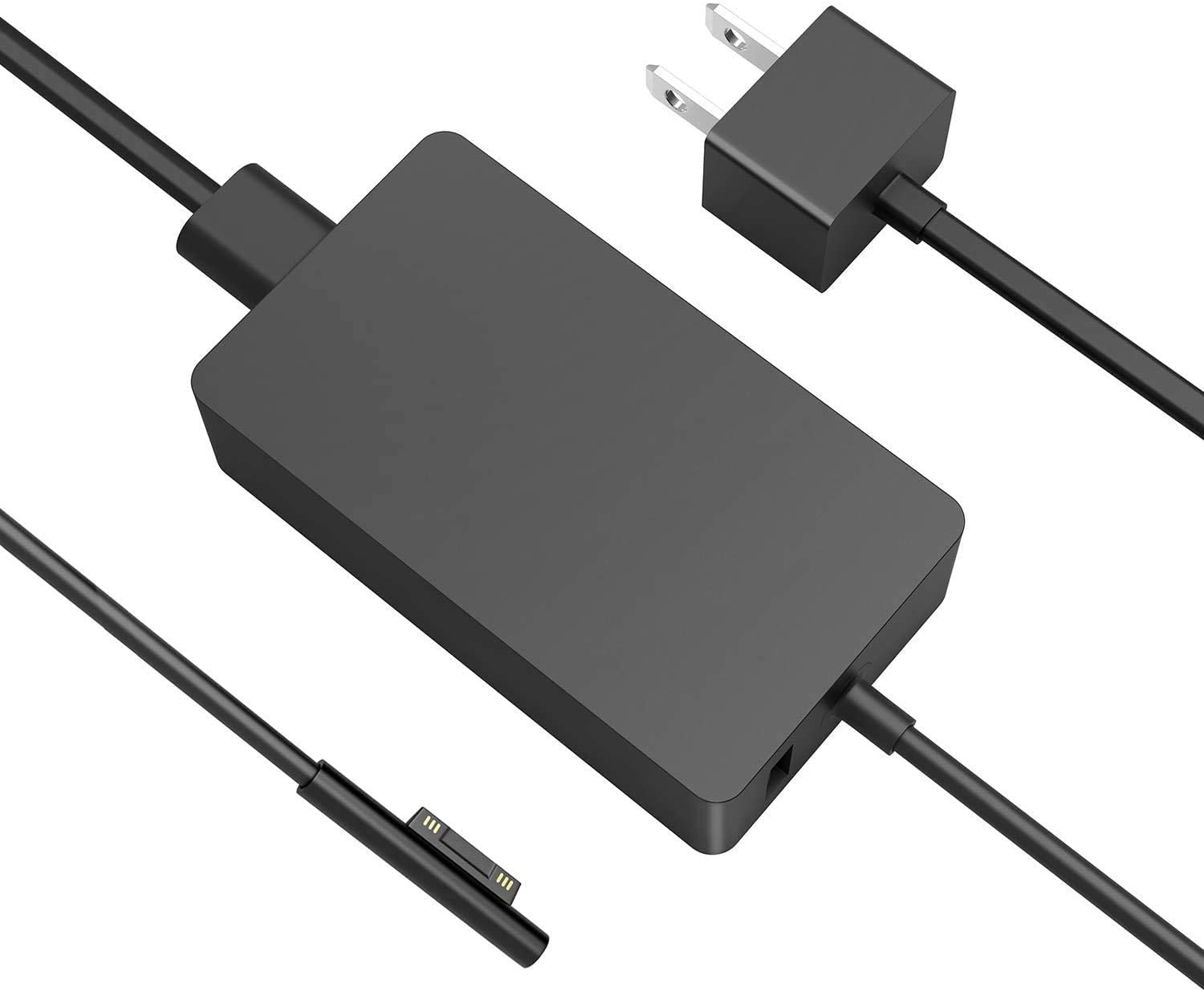 Ntech Surface Charger 36W, 12V 2.58A Surface Pro 3 Charger Compatible With Surface Pro 3 Surface Pro 4 Pro 5/6, Surface Laptop, Surface Go, Surface Charger Cable With USB Port 5V