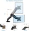 Ntech Black Single Monitor Stand Articulating Gas Spring Monitor Arm, Adjustable Vesa Mount Desk Stand With Clamp And Grommet Base, Fits 13 To 27 Inch Vesa 75X75, 100X100