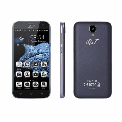 iQ&amp;T iFoo A101- 5.0-inch 16GB/1GB Dual SIM 3G Mobile Phone - Grey