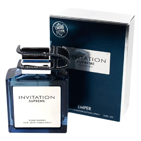 Emper Invitation Supreme Eau De Toilette Body Spray For Men 100ml