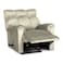 In House Velvet Rocking Recliner Chair - Light Beige - AB011