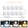 Generic-Vanity LEDs Mirror Lights Kit with 10 Bulbs Adjustable 10 Brightness &amp; 3 Lighting Modes USB Mirror String Light for Makeup Dressing Table