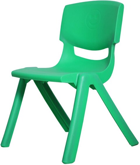 Rbwtoys Plastic Kids Chair, Durable And Lightweight, 40cm Height Seat, Indoor Or Outdoor Use For Boys Girls RW-17109, Green
