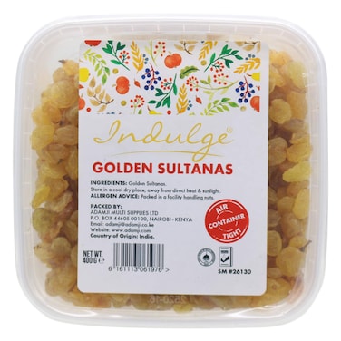 Indulge Golden Sultanas 400g